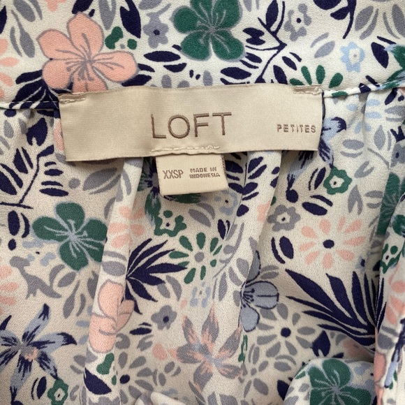 Loft XXSP Square floral top - Picture 5 of 7
